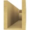 Ekena Millwork 6in. W x 8in. H x 36in. L Rivera Woodgrain TimberThane Rafter Tail, Primed Tan RFTUR06X08X36RIVRCPR - alternate 6